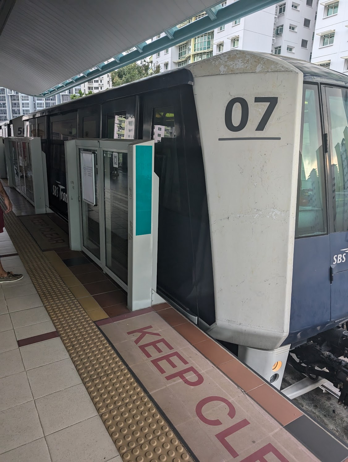 the Punggol LRT APM