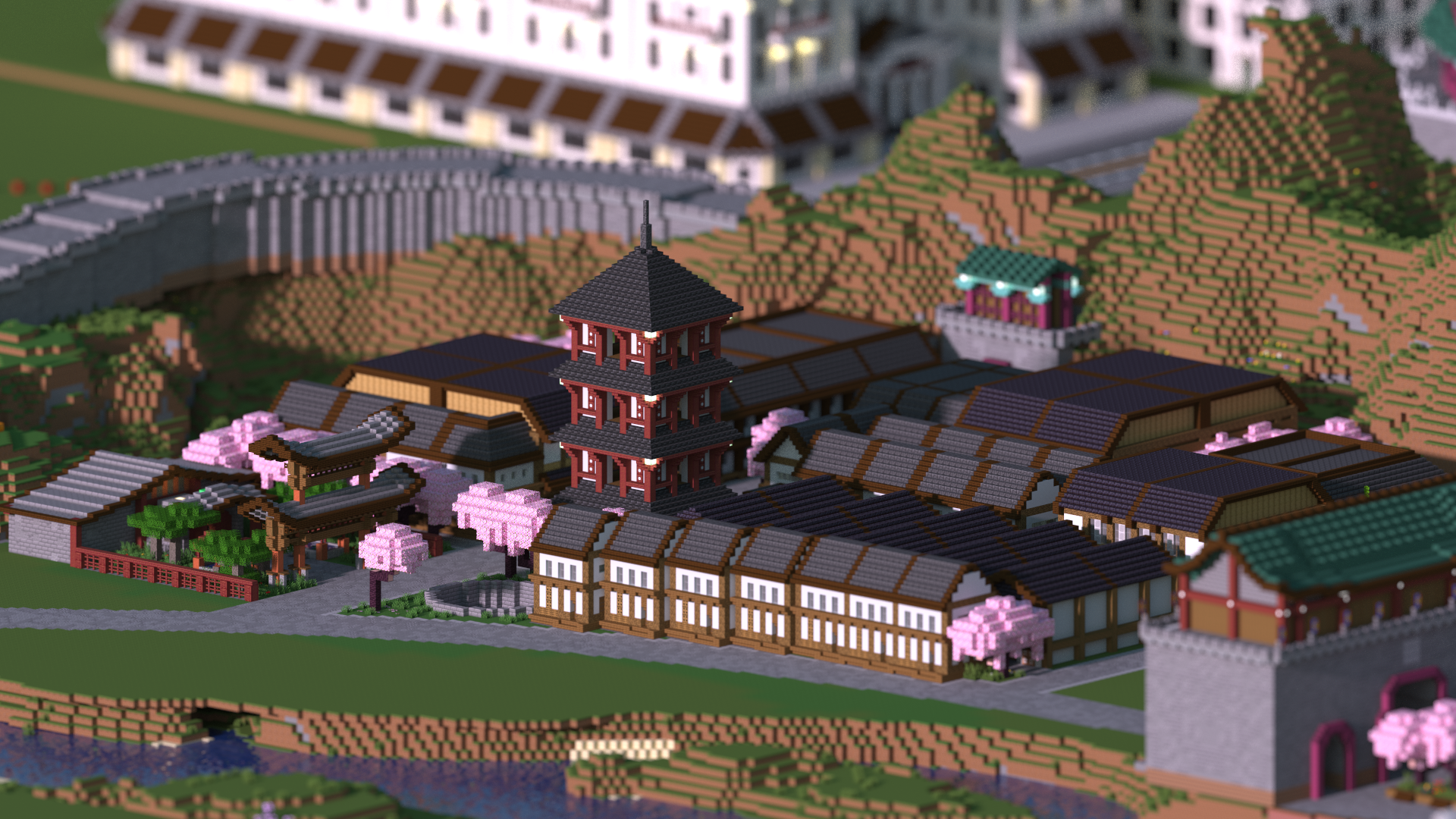 A render of Dechora-dera, Distaye on 2C